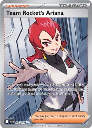 Team Rocket's Ariana (DRI-224) (Holofoil)