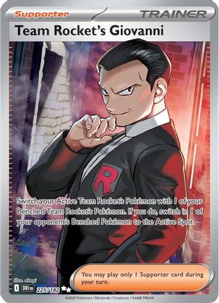 Team Rocket's Giovanni (DRI-225) (Holofoil)