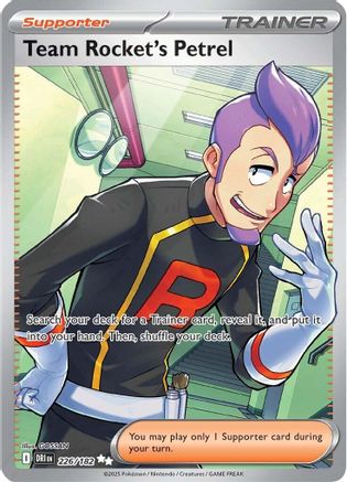 Team Rocket's Petrel (DRI-226) (Holofoil)