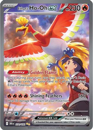 Ethan's Ho-Oh ex (DRI-230) (Holofoil)