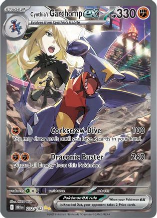 Cynthia's Garchomp ex (DRI-232) (Holofoil)