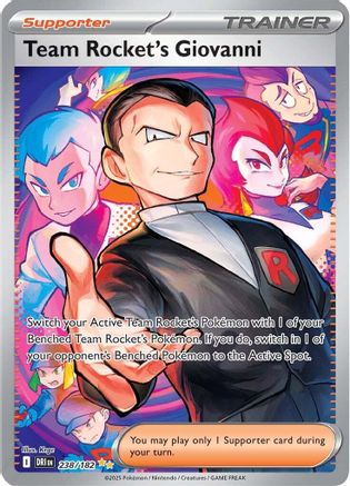 Team Rocket's Giovanni (DRI-238) (Holofoil)