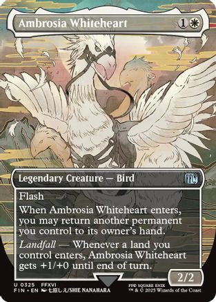 Ambrosia Whiteheart (Borderless) (FIN-325) (Foil)