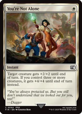 You're Not Alone (FIN-044) (Foil)