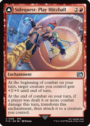 Sidequest: Play Blitzball // World Champion, Celestial Weapon (FIN-158) (Foil)