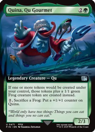 Quina, Qu Gourmet (FIN-471) (Extended Art)