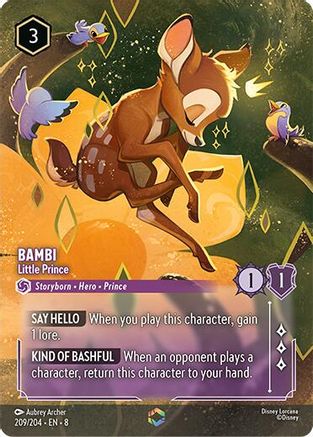 Bambi - Little Prince (Enchanted) (8-209) (Holofoil)