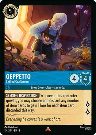 Geppetto – Skilled Craftsman (8-174) (Cold Foil)