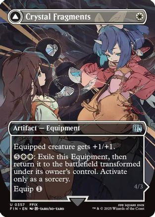 Crystal Fragments // Summon: Alexander (FIN-357) (Borderless) (Foil)