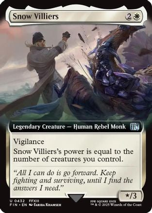 Snow Villiers (FIN-432) (Extended Art) (Foil)