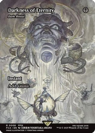 Darkness of Eternity / Dark Ritual (FCA-008) (Borderless) (Foil)