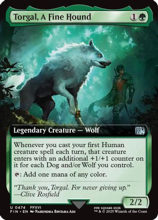Torgal, A Fine Hound (FIN-474) (Extended Art) (Foil)