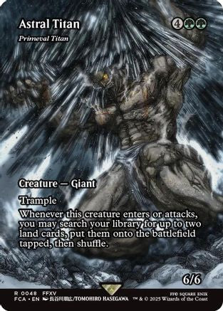 Astral Titan / Primeval Titan (FCA-048) (Borderless) (Foil)