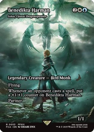 Benedikta Harman / Ishai, Ojutai Dragonspeaker (FCA-053) (Borderless) (Foil)