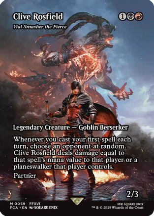 Clive Rosfield / Vial Smasher the Fierce (FCA-059) (Borderless) (Foil)