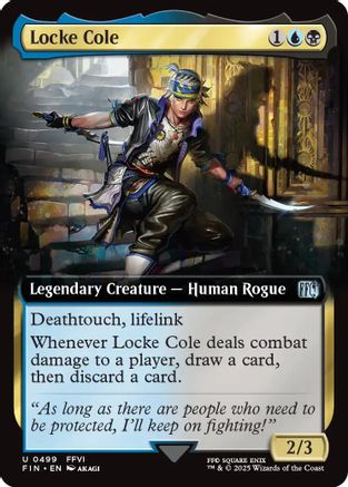 Locke Cole (FIN-499) (Extended Art) (Foil)
