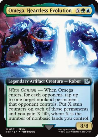 Omega, Heartless Evolution (FIN-501) (Extended Art) (Foil)