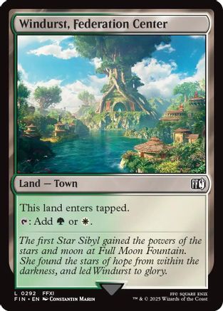 Windurst, Federation Center (FIN-292) (Foil)