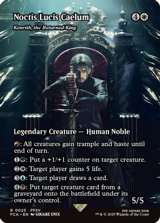 Noctis Lucis Caelum - Kenrith, the Returned King (Showcase) (FCA-023) (Foil)
