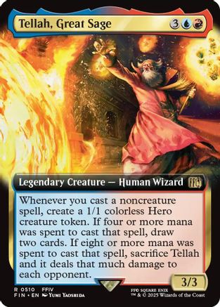 Tellah, Great Sage (FIN-510) (Extended Art) (Foil)