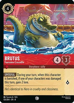 Brutus - Fearsome Crocodile (Foil) (8-125) (Cold Foil)