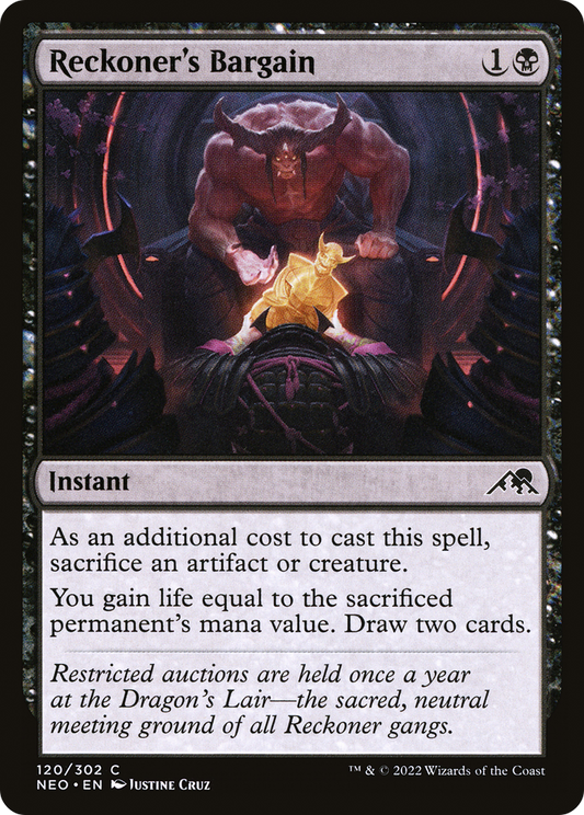 Reckoner's Bargain (NEO-120) (Foil)