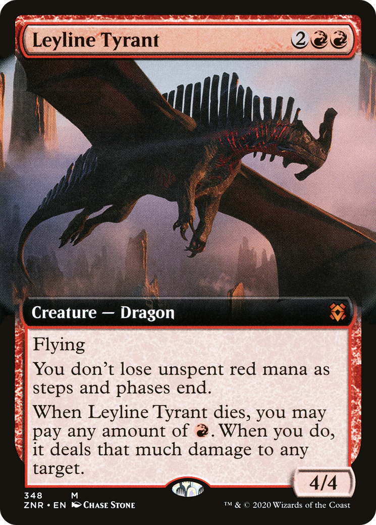 Leyline Tyrant (ZNR-348) (Extended Art) (Foil)