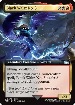 Black Waltz No. 3 (Extended Art) (FIN-478) (Foil)