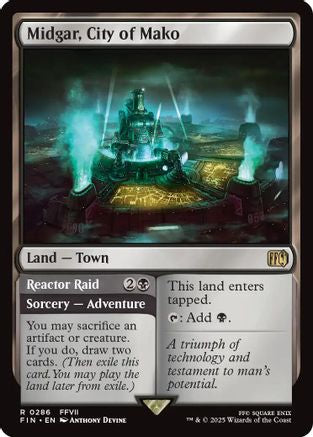 Midgar, City of Mako // Reactor Raid (FIN-286) (Foil)