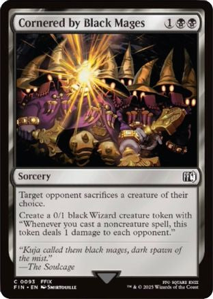 Cornered by Black Mages (FIN-093) (Foil)