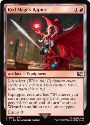 Red Mage's Rapier (FIN-152) (Foil)