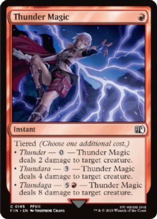 Thunder Magic (FIN-165) (Foil)