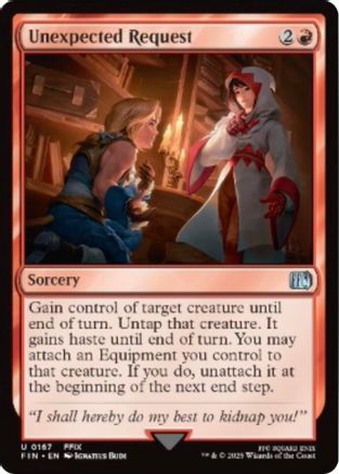 Unexpected Request (FIN-167) (Foil)