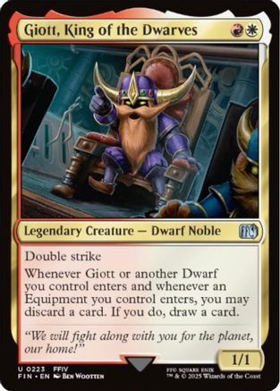 Giott, King of the Dwarves (FIN-223) (Foil)