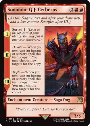 Summon: G.F. Cerberus (FIN-162)
