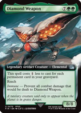 Diamond Weapon (FIN-470) (Extended Art) (Foil)