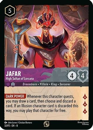 Jafar - High Sultan of Lorcana (Store Champion Participant) (DLPC-032)