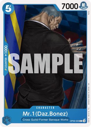 Mr.1(Daz.Bonez) (Reprint) (OP09-055)