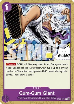 Gum-Gum Giant (Reprint) (OP09-078)