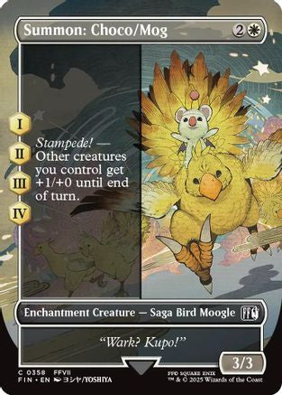 Summon: Choco/Mog (FIN-358) (Borderless) (Foil)