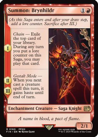 Summon: Brynhildr (FIN-160) (Foil)