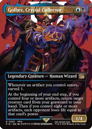 Golbez, Crystal Collector (FIN-395) (Borderless) (Foil)