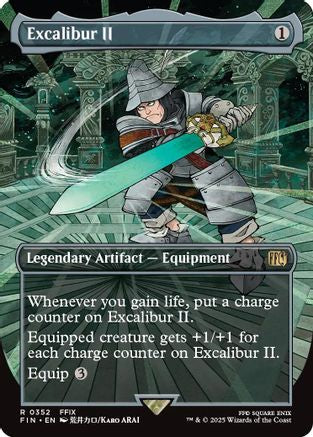 Excalibur II (FIN-352) (Borderless) (Foil)
