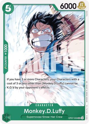 Monkey.D.Luffy (Reprint) (OP07-033)