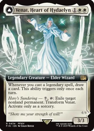 Venat, Heart of Hydaelyn // Hydaelyn, the Mothercrystal (FIN-434) (Extended Art)