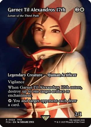 Garnet Til Alexandros 17th / Loran of the Third Path (FCA-024) (Borderless) (Foil)