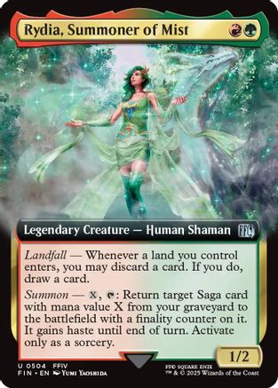 Rydia, Summoner of Mist (FIN-504) (Extended Art) (Foil)