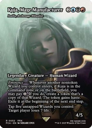 Kuja, Mage Manufacturer / Inalla, Archmage Ritualist (FCA-052) (Borderless) (Foil)
