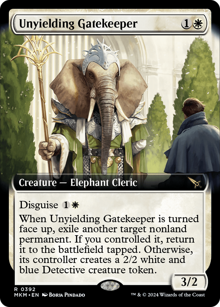 Unyielding Gatekeeper (MKM-392) (Extended Art) (Foil)