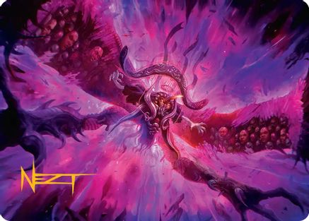 Hades, Sorcerer of Eld Art Card (Gold-Stamped Signature) (AAFIN-012)